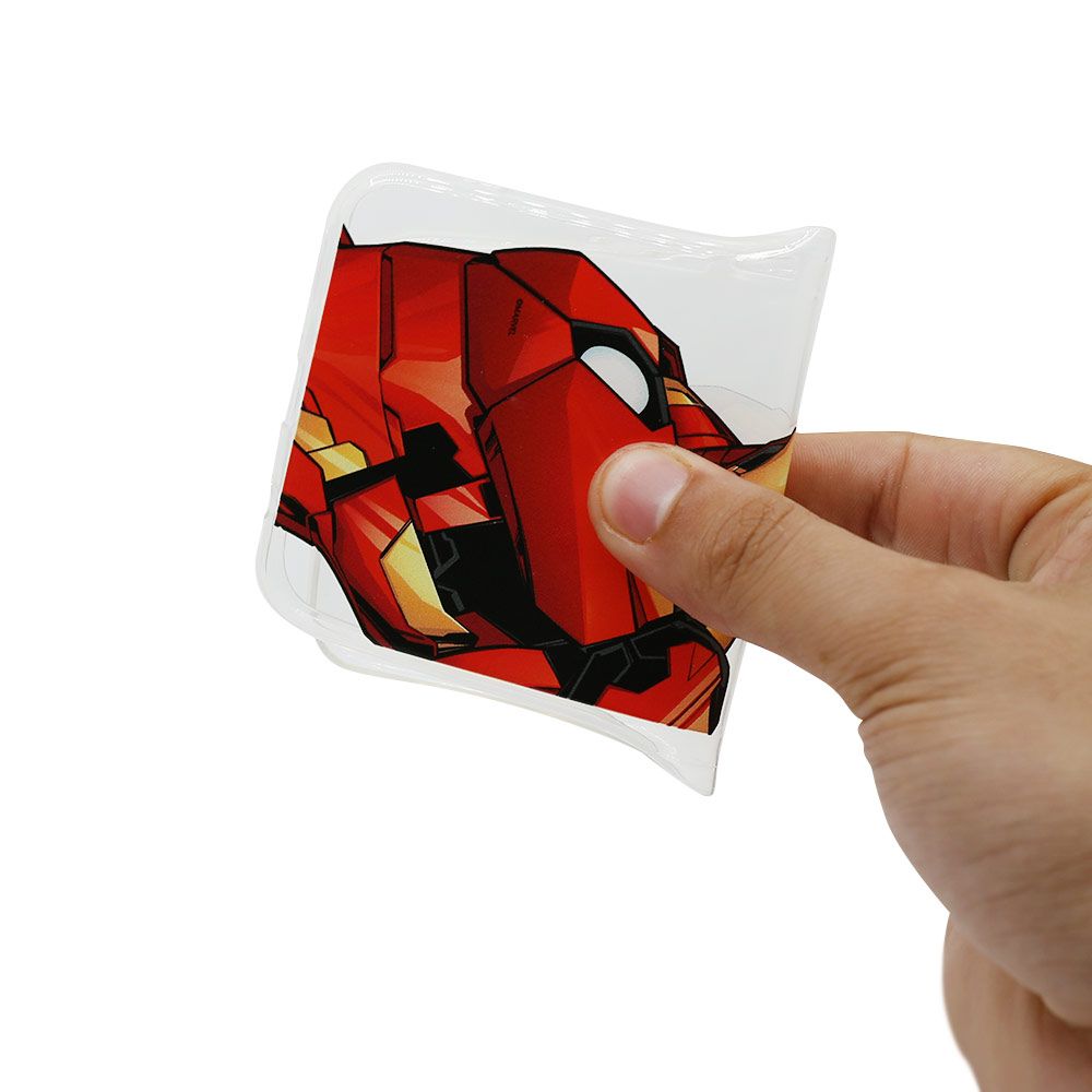 Husa Samsung Galaxy J6 Plus MARVEL Silicon Iron Man 005 Clear MPCIMAN1300, transparent