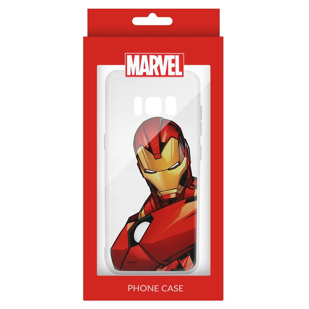 Husa Samsung Galaxy S8 G950 MARVEL Silicon Iron Man 005 Clear MPCIMAN1237, transparent