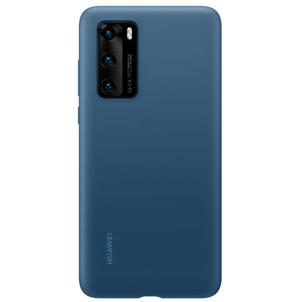 Husa originala HUAWEI 51993721, P40, Silicon Case Ink, albastru