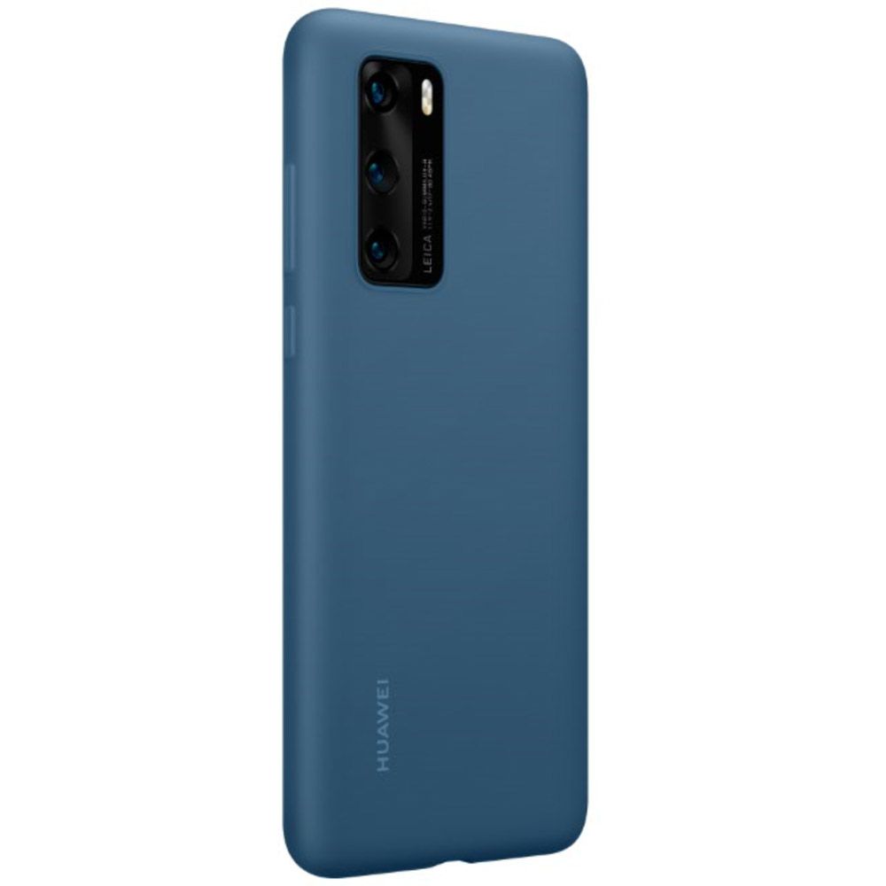 Husa originala HUAWEI 51993721, P40, Silicon Case Ink, albastru