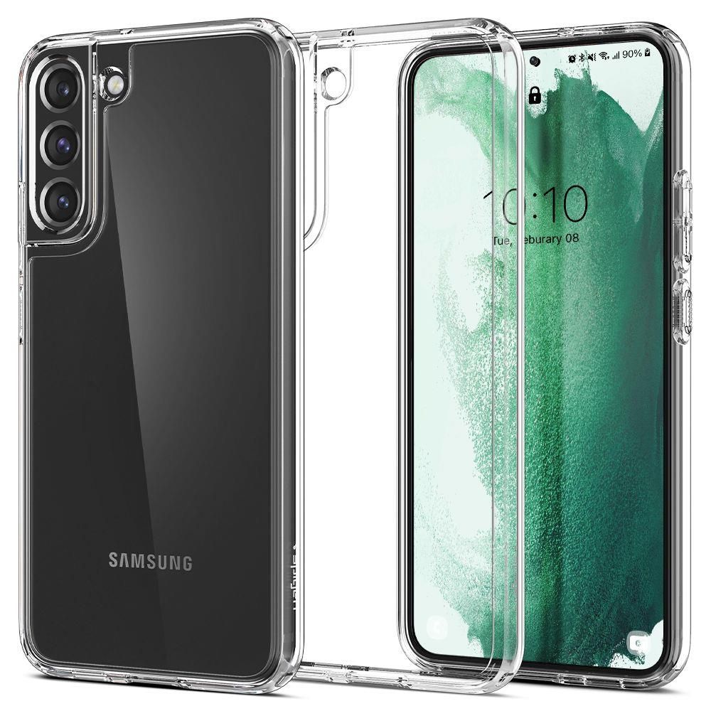 Husa Samsung Galaxy S22 Plus SPIGEN Ultra Hybrid Crystal Clear ACS03954, transparent