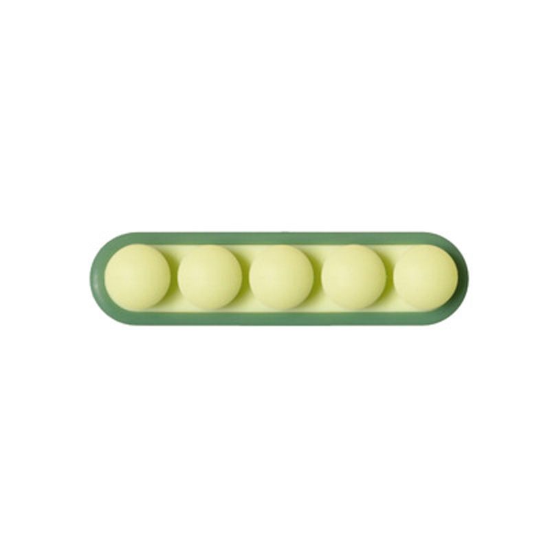 Organizator pentru cabluri OEM TST-CT002GR, CT002, silicon moale, autoadeziv, verde