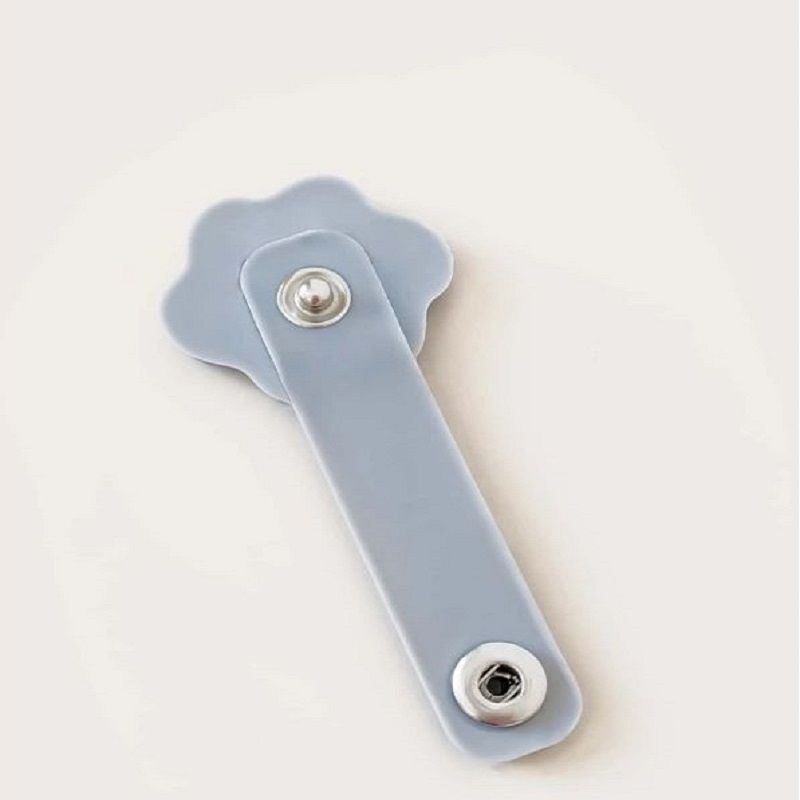 Organizator pentru cabluri OEM TST-CT001, model pisica, cauciuc siliconic, gri