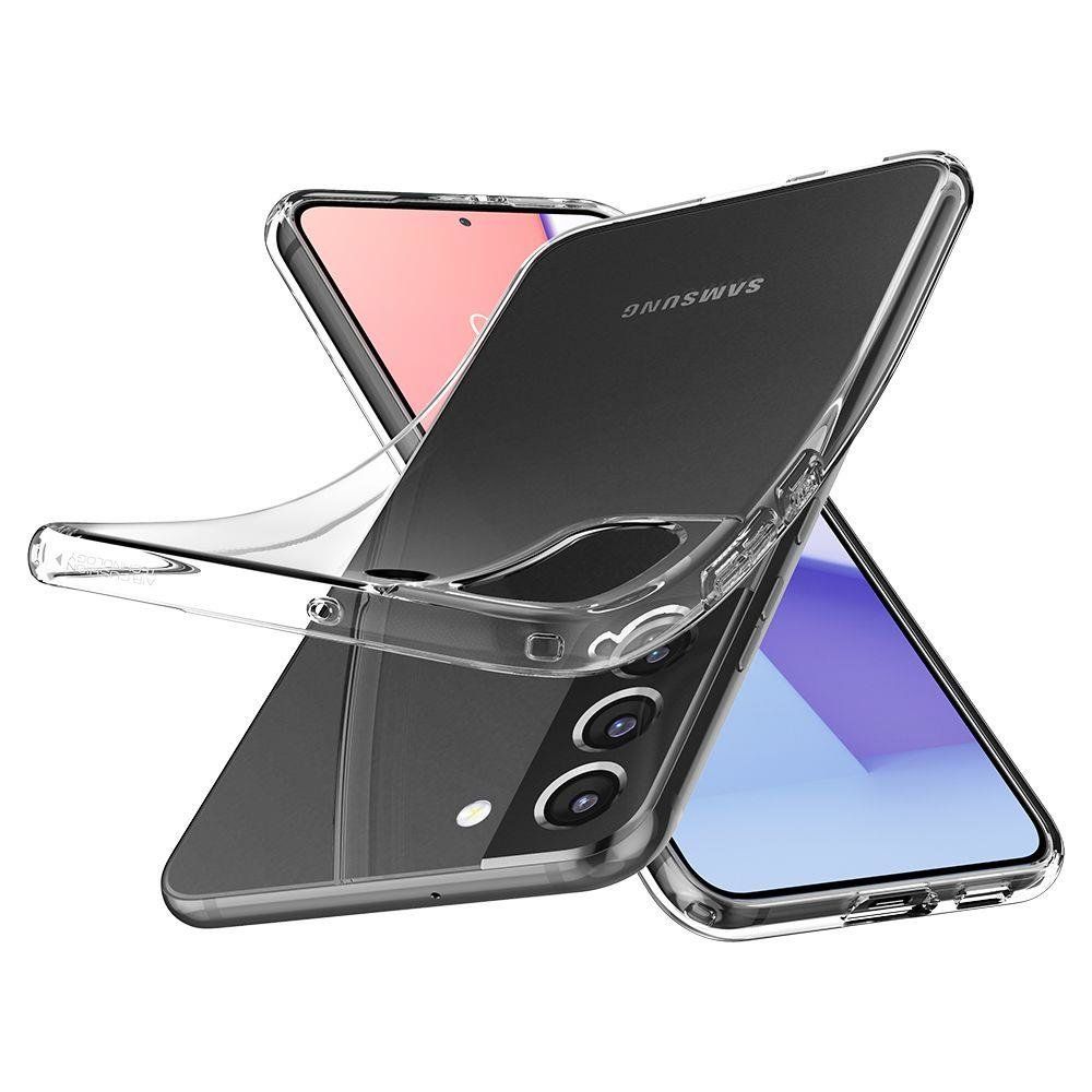 Husa Samsung Galaxy S22 SPIGEN Liquid Crystal Clear ACS03984, transparent