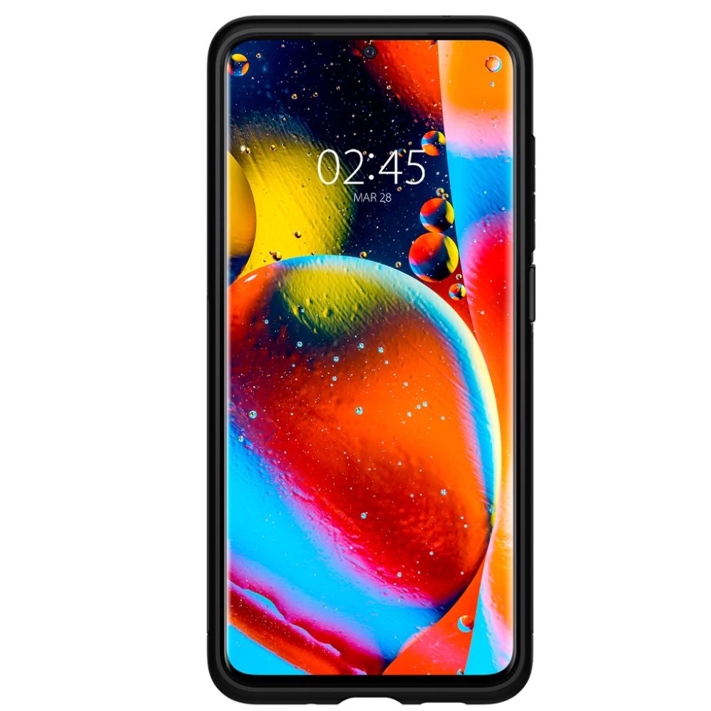 Husa Samsung Galaxy S20 Ultra SPIGEN Slim Armor Black ACS00636, negru