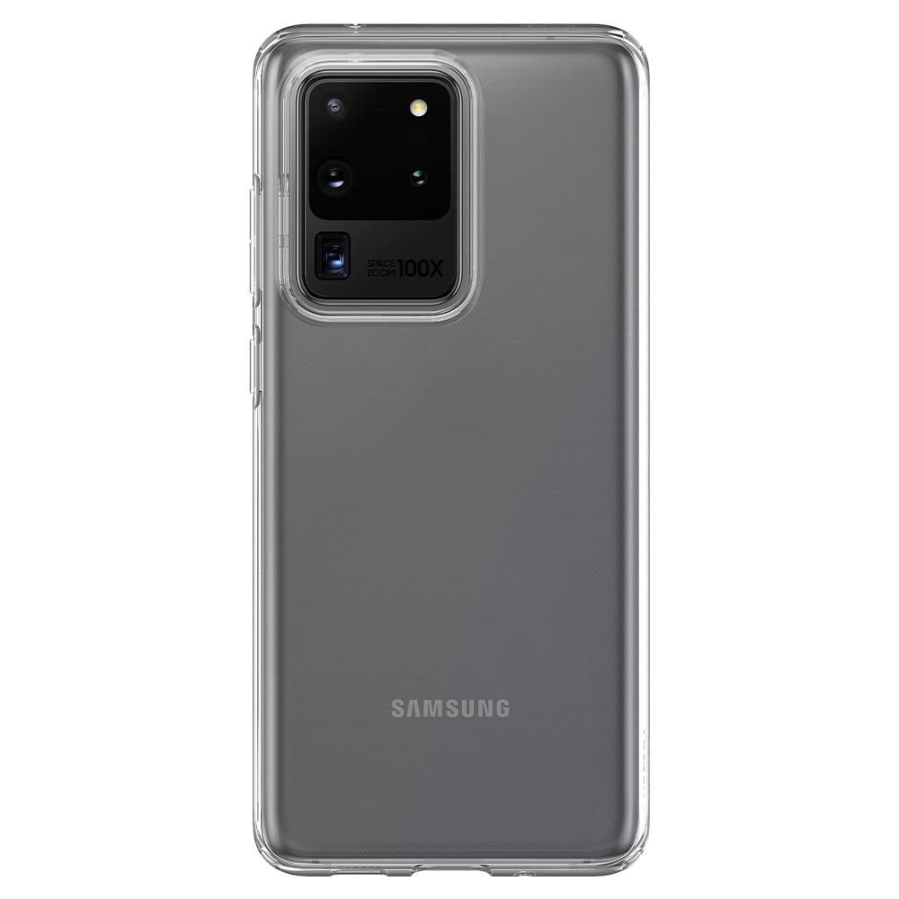 Husa Samsung Galaxy S20 Ultra SPIGEN Liquid Crystal Clear ACS00709, transparent