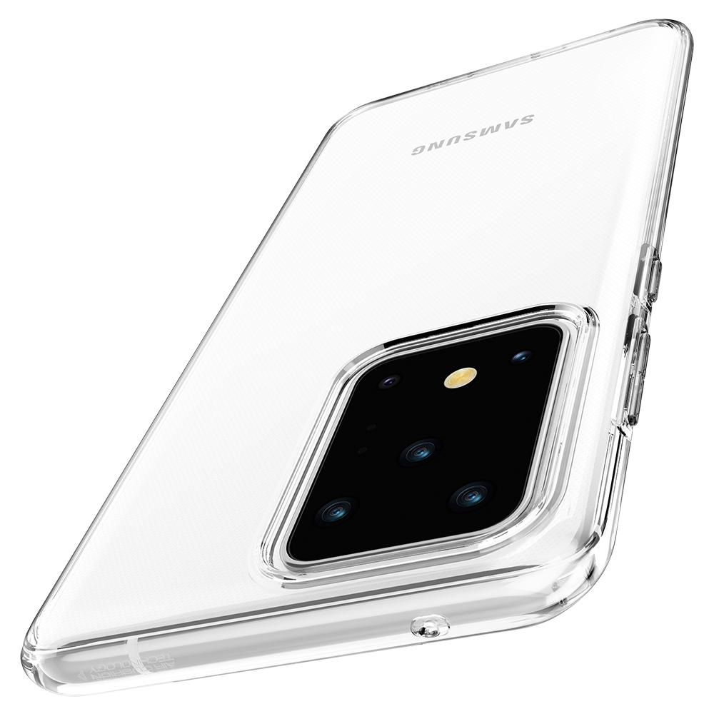Husa Samsung Galaxy S20 Ultra SPIGEN Liquid Crystal Clear ACS00709, transparent