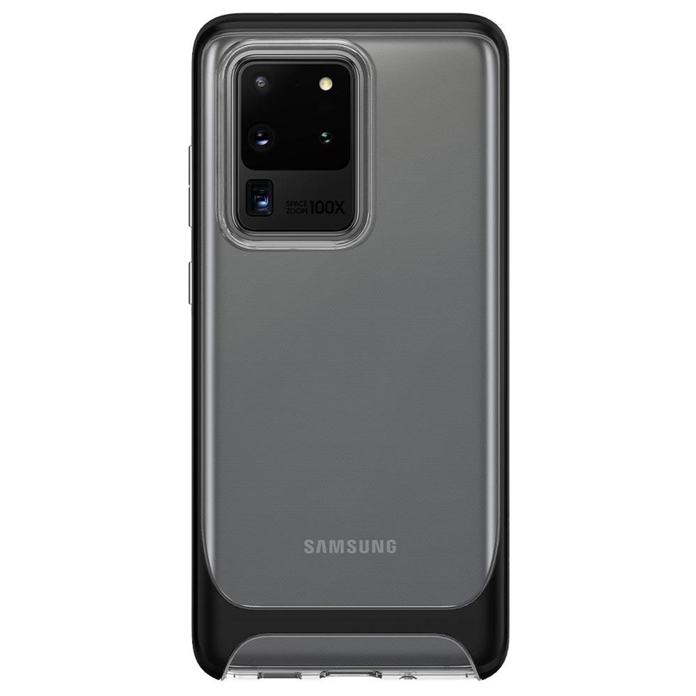 Husa Samsung Galaxy S20 Ultra SPIGEN Neo Hybrid CC Black ACS00720, negru