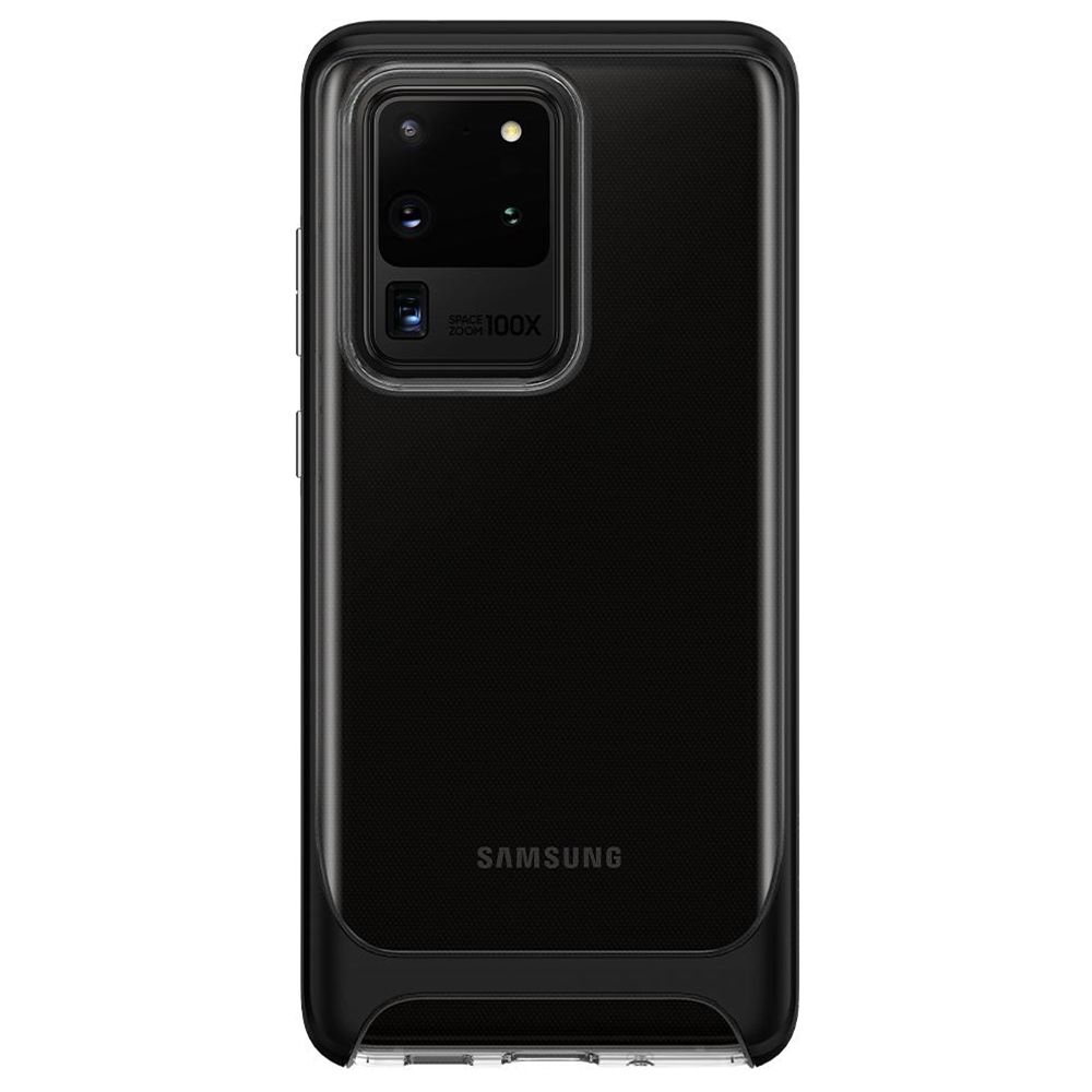 Husa Samsung Galaxy S20 Ultra SPIGEN Neo Hybrid CC Black ACS00720, negru