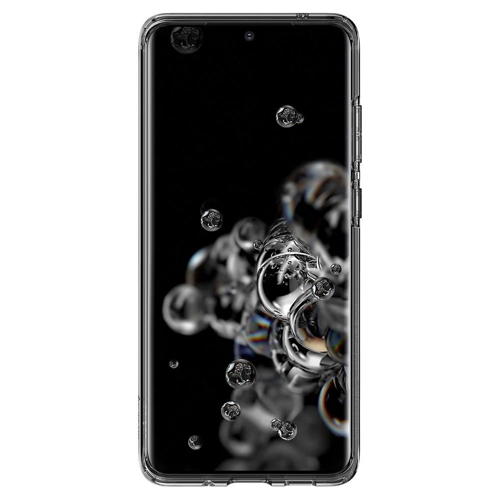 Husa Samsung Galaxy S20 Ultra SPIGEN Ultra Hybrid S Crystal Clear ACS00715, transparent