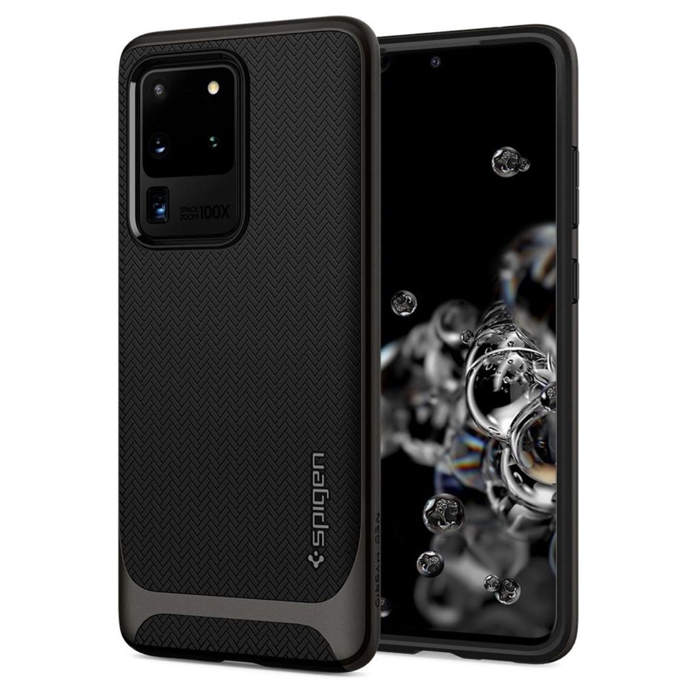 Husa Samsung Galaxy S20 Ultra SPIGEN Neo Hybrid Gunmetal ACS00718, negru