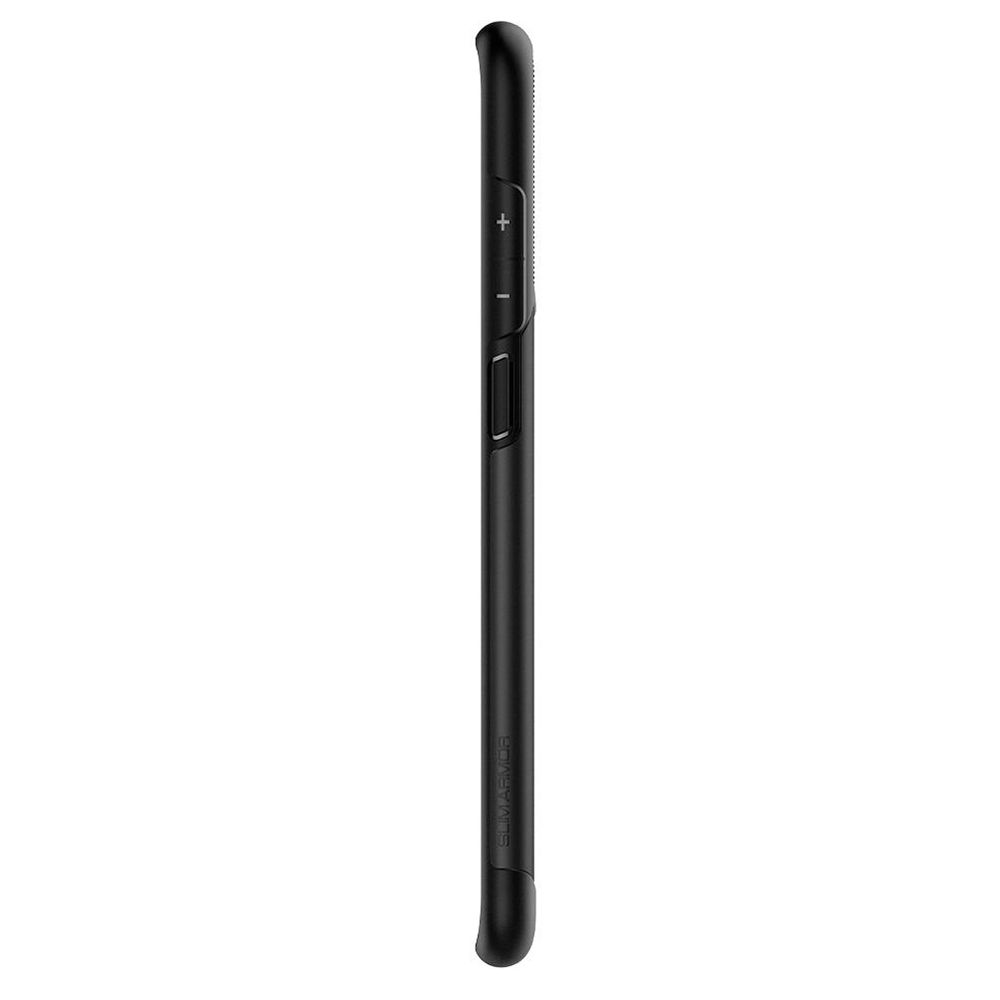 Husa Samsung Galaxy S20 Plus SPIGEN Slim Armor Black ACS00647, negru