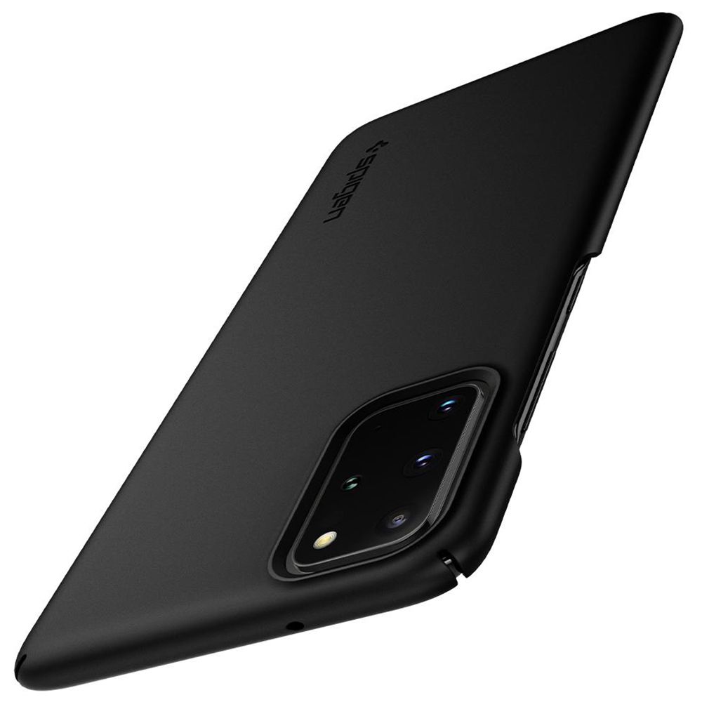 Husa Samsung Galaxy S20 Plus SPIGEN Thin Fit Black ACS00749, negru
