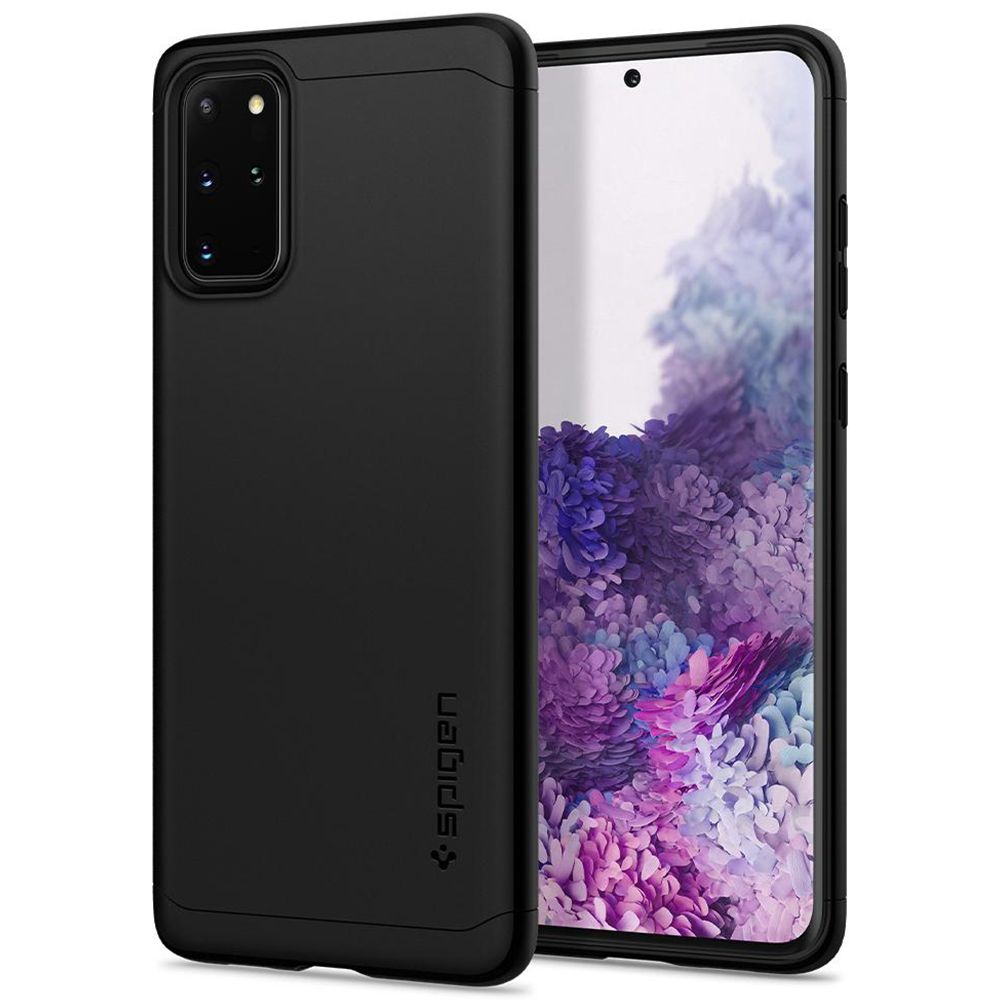 Husa Samsung Galaxy S20 Plus SPIGEN Thin Fit Classic Black ACS00750, negru