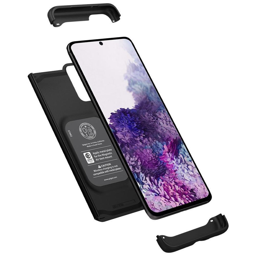 Husa Samsung Galaxy S20 Plus SPIGEN Thin Fit Classic Black ACS00750, negru