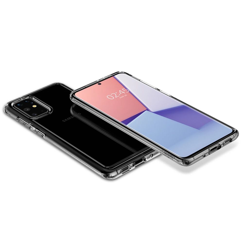 Husa Samsung Galaxy S20 Plus SPIGEN Ultra Hybrid Crystal Clear ACS00755, transparent