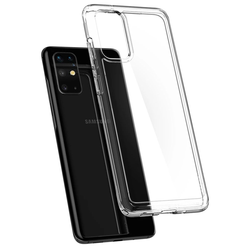Husa Samsung Galaxy S20 Plus SPIGEN Ultra Hybrid Crystal Clear ACS00755, transparent