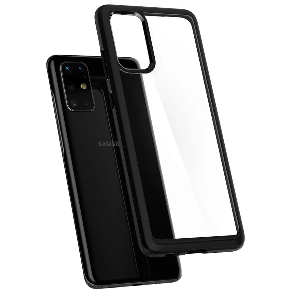 Husa Samsung Galaxy S20 Plus SPIGEN Ultra Hybrid Black ACS00756, negru