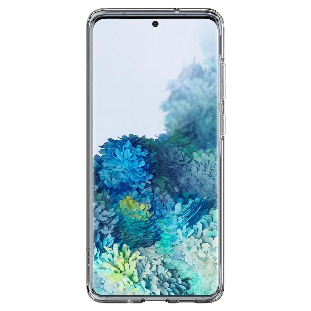Husa Samsung Galaxy S20 Plus SPIGEN Crystal Hybrid Crystal Clear ACS00787, transparent