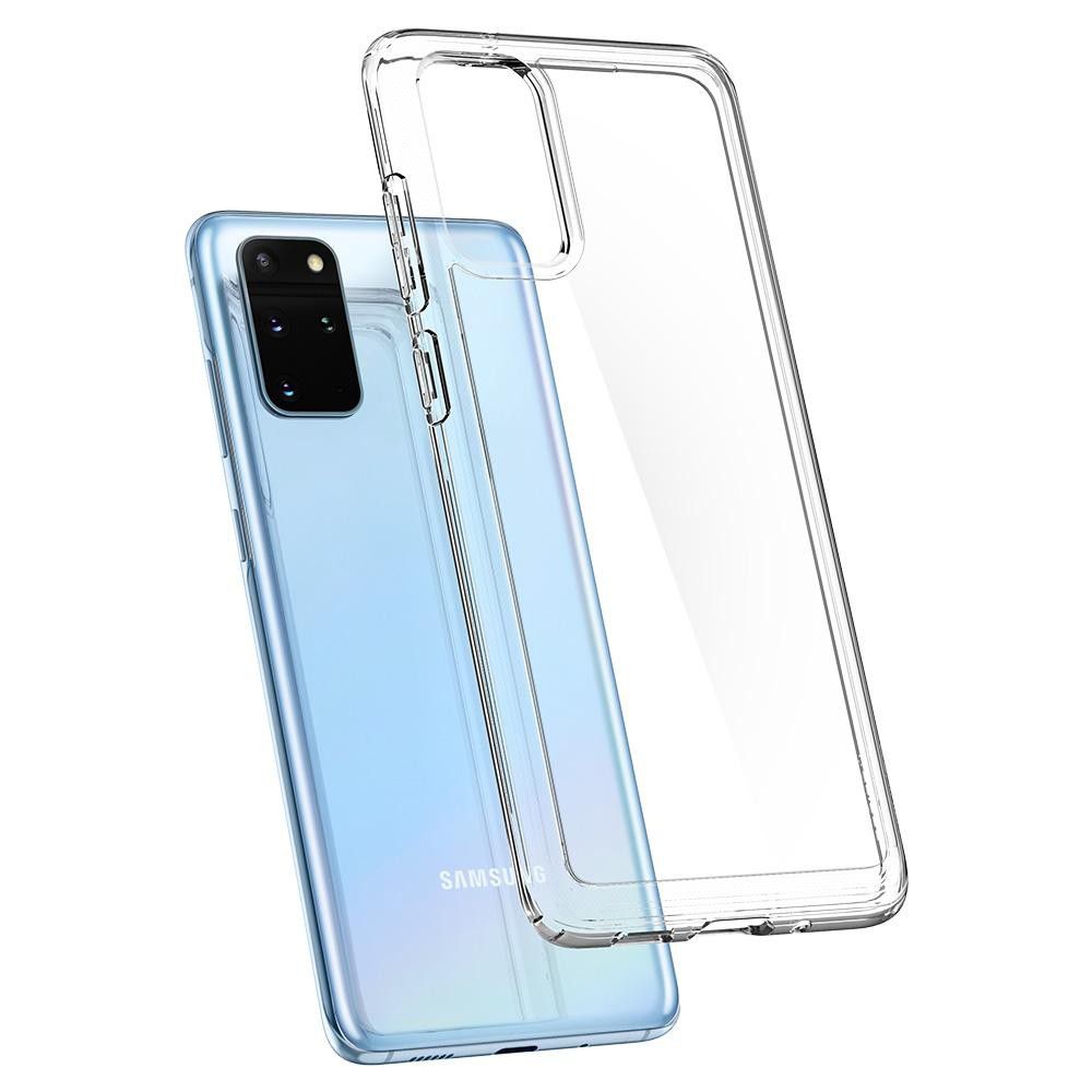 Husa Samsung Galaxy S20 Plus SPIGEN Crystal Hybrid Crystal Clear ACS00787, transparent