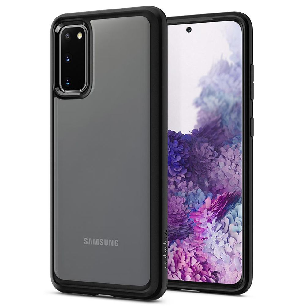 Husa Samsung Galaxy S20 SPIGEN Ultra Hybrid Black ACS00793, negru