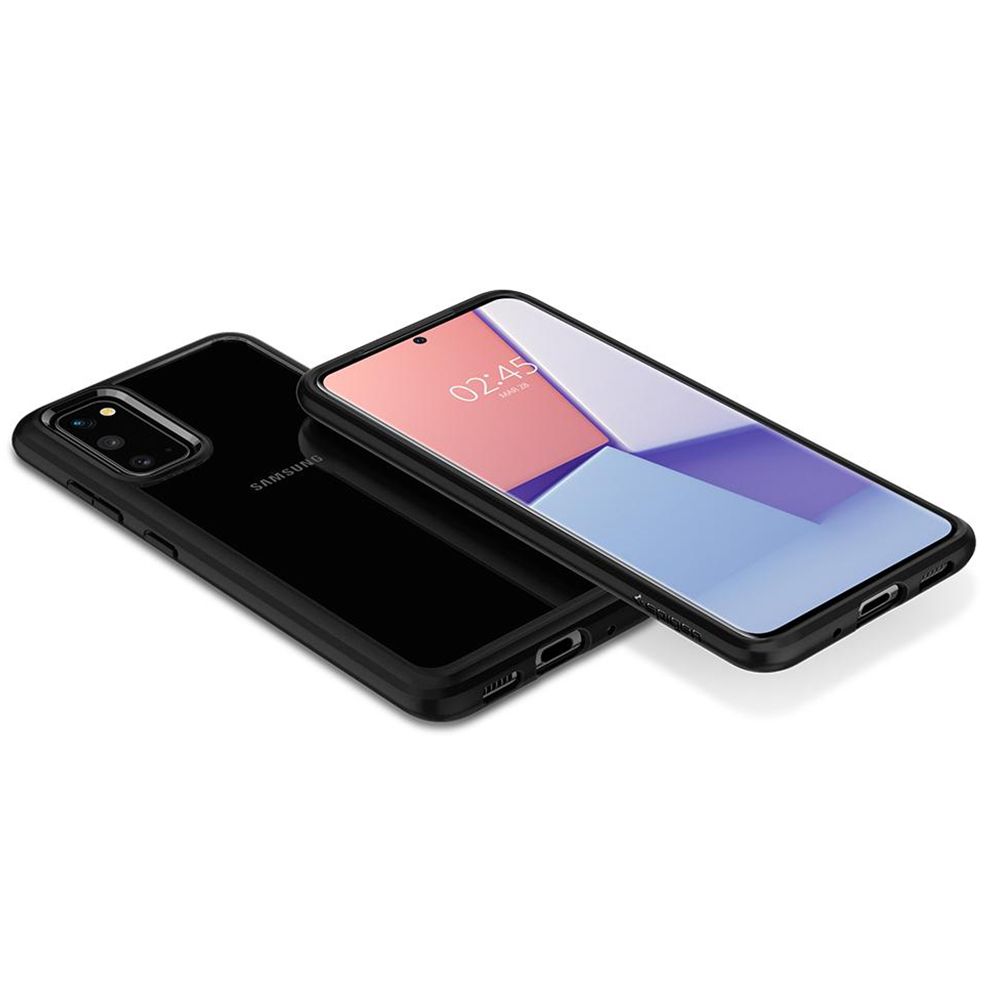 Husa Samsung Galaxy S20 SPIGEN Ultra Hybrid Black ACS00793, negru