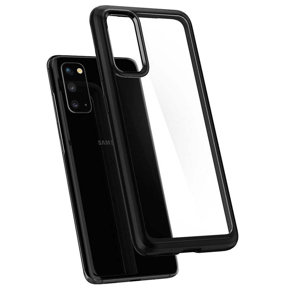 Husa Samsung Galaxy S20 SPIGEN Ultra Hybrid Black ACS00793, negru