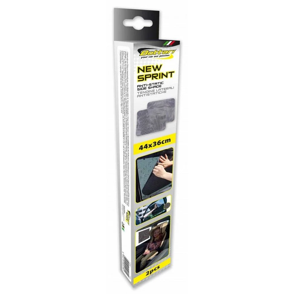 Set 2 parasolare laterale antistatice BOTTARI New Sprint 22078BT, din PVC, 36 x 44 cm