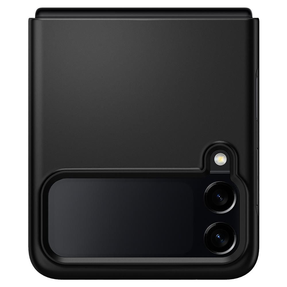 Husa Samsung Galaxy Z Flip 3 SPIGEN Airskin Black ACS03408, negru