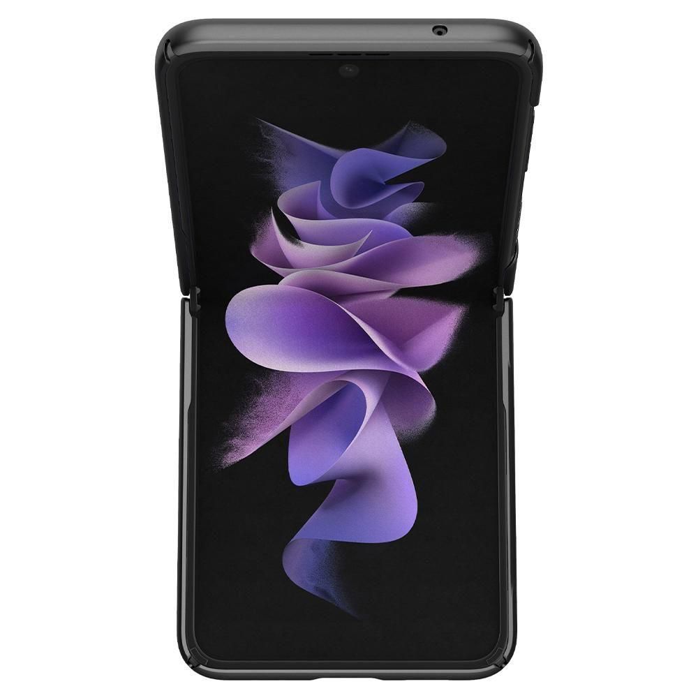 Husa Samsung Galaxy Z Flip 3 SPIGEN Airskin Black ACS03408, negru