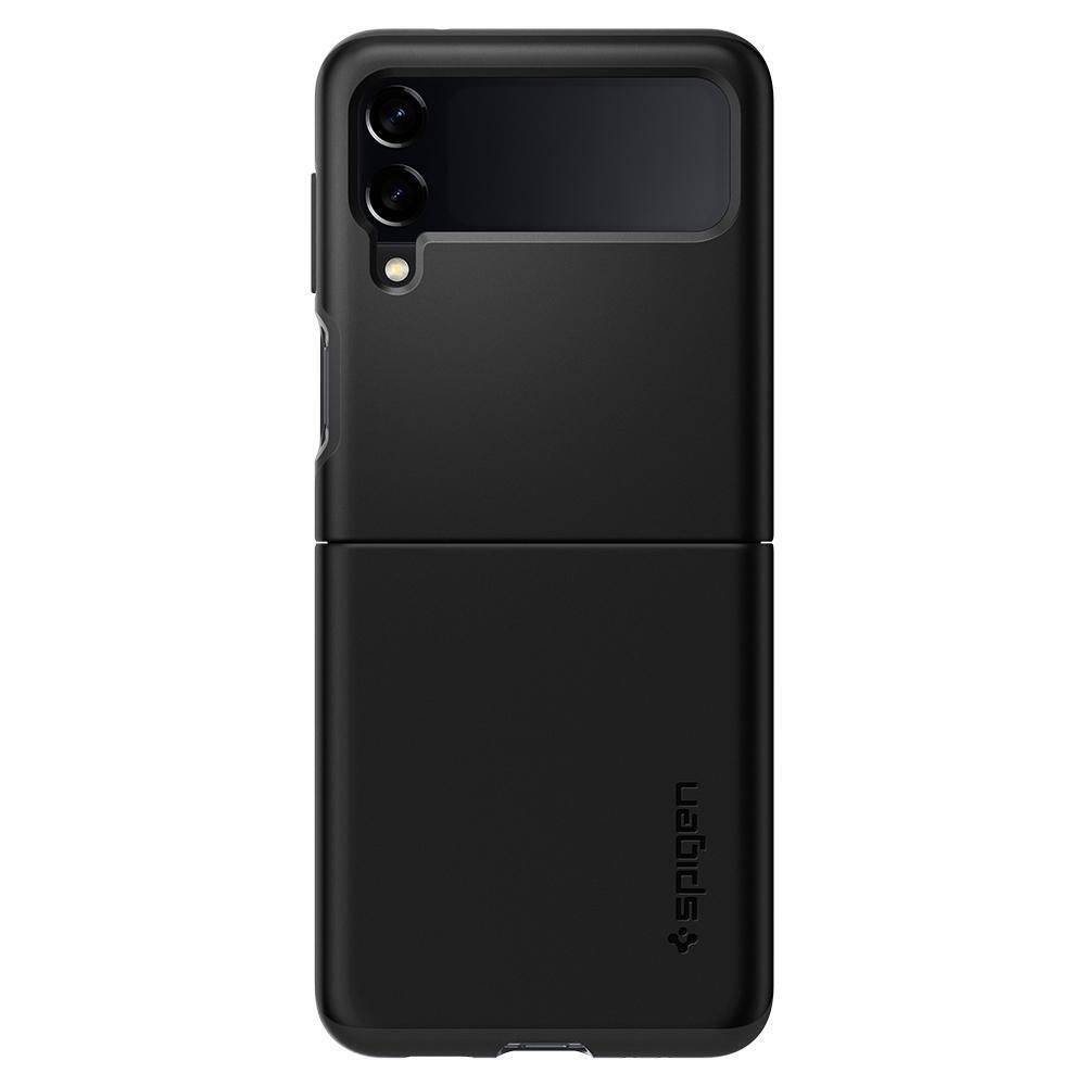 Husa Samsung Galaxy Z Flip 3 SPIGEN Thin Fit Black ACS03079, negru