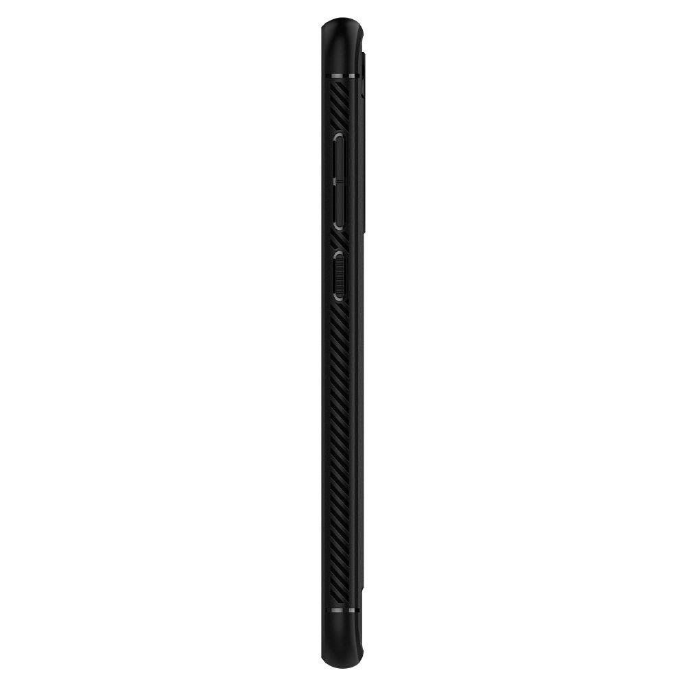 Husa Xiaomi Redmi Note 9 SPIGEN Rugged Armor Matte Black ACS01192, negru
