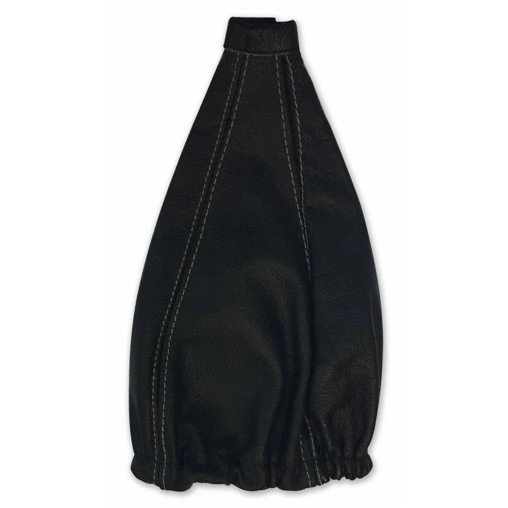 Manson pentru schimbator de viteze BOTTARI 13316BT, universal, piele sintetica, negru/gri