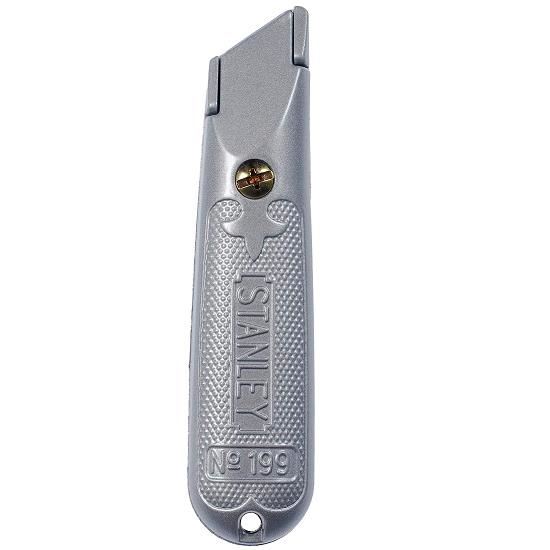 Cutter STANLEY cu lama fixa, 140 mm, 3 lame incluse