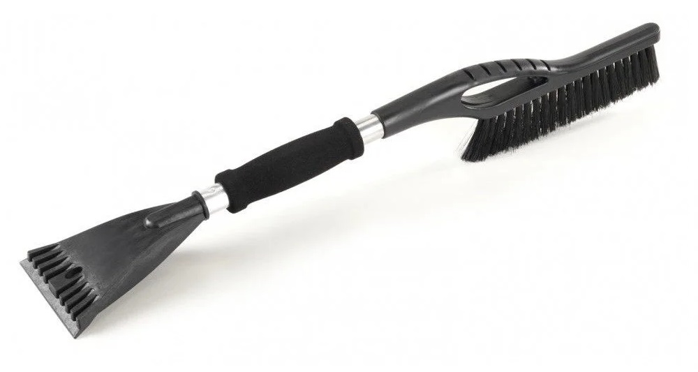 Racleta pentru gheata, cu matura pentru zapada, BOTTARI Brush Ice 32302BT, lungime 60 cm, negru