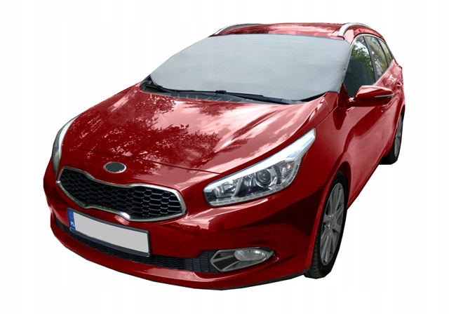 Parasolar pentru parbriz CARPASSION 100111CP, material termoizolant, 95 x 145/175 cm, gri