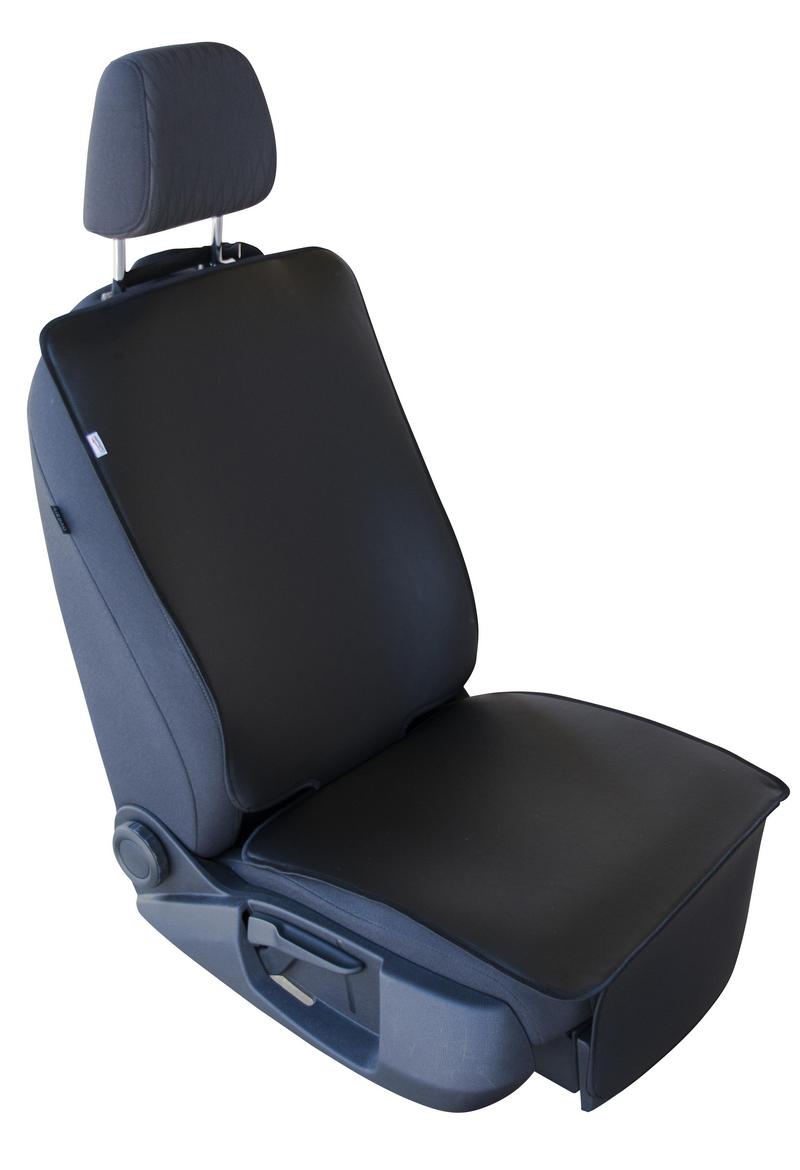 Protectie pentru scaun auto CARPASSION 20201CP, din piele ecologica, pentru scaune de copii, negru