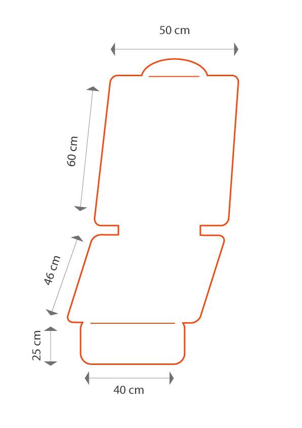 Protectie pentru scaun auto CARPASSION 20201CP, din piele ecologica, pentru scaune de copii, negru