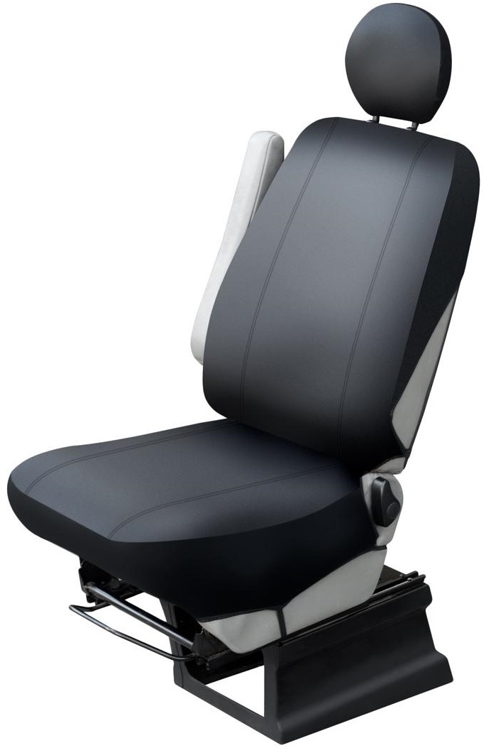 Husa pentru scaun auto CARPASSION 30102CP, din piele ecologica, pentru dube, negru, marimea L