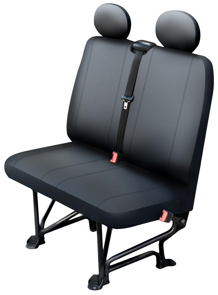 Husa pentru bancheta auto CARPASSION 30201CP, din piele ecologica, pentru dube, negru, marimea M