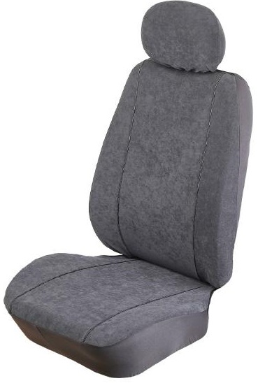 Husa pentru scaun auto CARPASSION 30112CP, din stofa, pentru dube, gri, marimea L