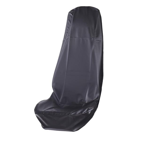 Husa de protectie pentru scaun auto CARPASSION 10031CP, din piele ecologica, reutilizabila, negru