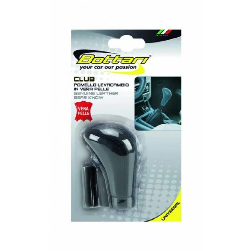 Nuca pentru schimbator BOTTARI Club 16142BT, din piele naturala, negru