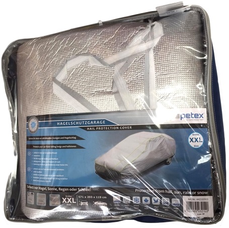 Prelata auto anti-grindina PETEX 44210303PX, pentru exterior, marimea XXL, 571 x 203 x 119 cm