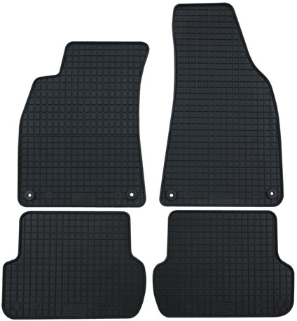 Set 4 covorase auto din cauciuc PETEX 13010PX, negru, pentru Audi A4 limuzina 8D2, B5, Audi A4 Avant 8D5, B5, 1994-2000