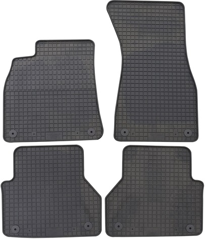 Set 4 covorase auto din cauciuc PETEX 14510PX, negru, pentru Audi A6, 07.2018-, A7, 02.2018-
