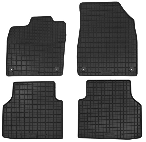 Set 4 covorase auto din cauciuc PETEX 12810PX, negru, pentru Audi Q4 E-Tron GT limuzina, 2021-2023