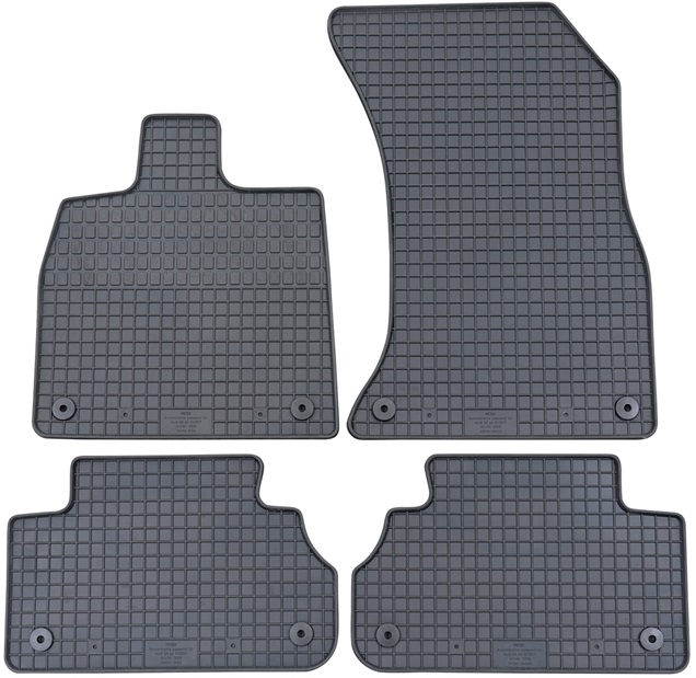 Set 4 covorase auto din cauciuc PETEX 12610PX, negru, pentru Audi Q5, 2017-