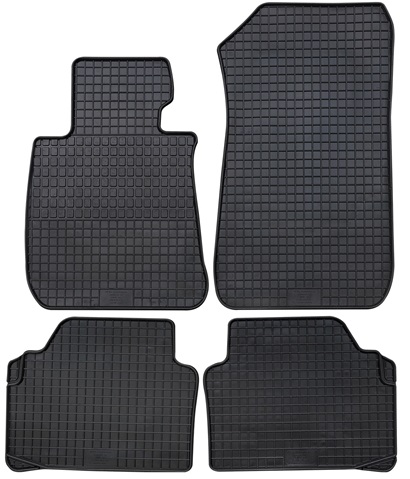 Set 4 covorase auto din cauciuc PETEX 16710PX, negru, pentru BMW Seria 3 limuzina E90, Touring E91, cupe E92