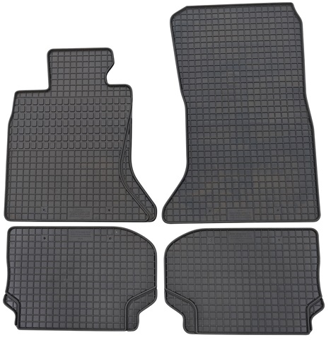 Set 4 covorase auto din cauciuc PETEX 15910PX, negru, pentru BMW Seria 5 F10, Touring F11